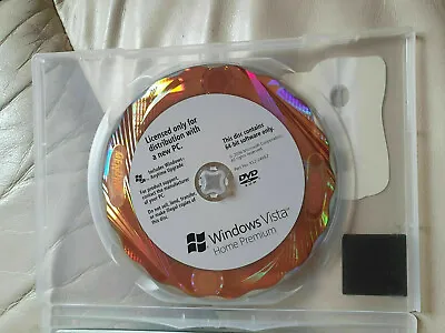 £33.99 • Buy Microsoft Windows Vista Home Premium 64 Bit Version Disc