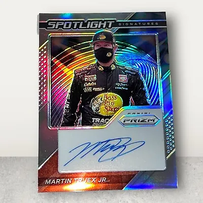 Martin Truex Jr 2021 PANINI PRIZM SPOTLIGHT SIGNATURES PACK PULLED Signed Card • $9.99