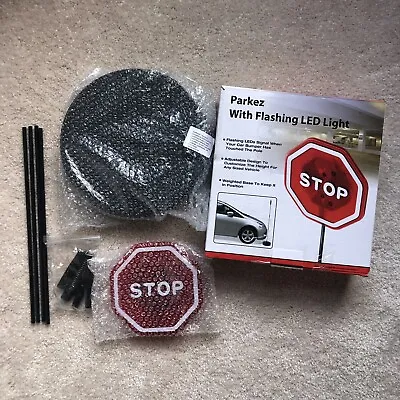 $29 • Buy NEW Parkez With Flashing LED Stop Sign Light (Garage Parking Assistant) Sealed
