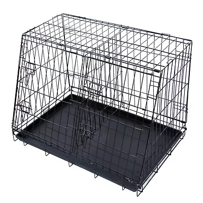 Barkshire Sloping Dog Car Crate  - Large 90 X 59cm • £58.50