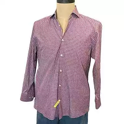 Hugo Boss Sharp Fit Button Down Shirt 15.5 32/33 • $24