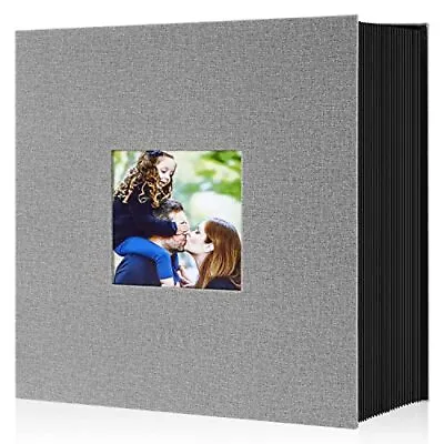£24.70 • Buy Photo Album 6x4 Slip In Linen Extra Large Capacity 1000 Pockets Picture Grey