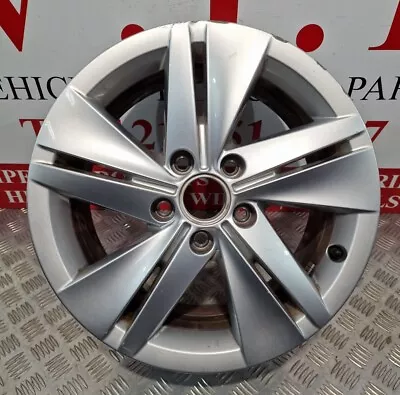 Genuine Volkswagen Golf Mk8 16  7j Silver Alloy Wheel 5h0601025 • $99.47