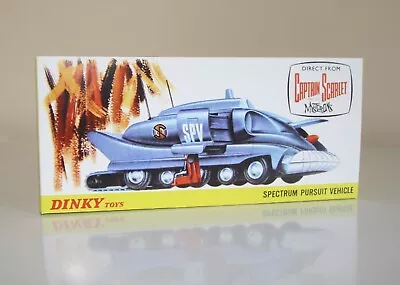£6.59 • Buy Dinky 104 SPV Spectrum Pursuit Vehicle Reproduction Box Captain Scarlet