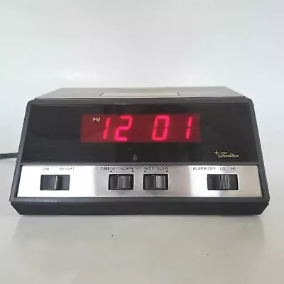 1971 Sears Electronic Alarm Clock Bedside Digital Electric/ Battery 106T #71931  • $30