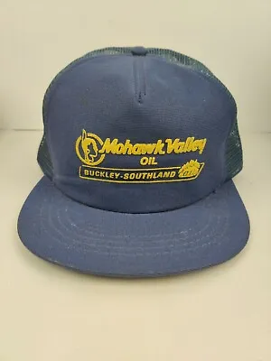 VTG USA MADE Mohawk Valley Oil Buckley Southland Trucker Hat Snapback Cap  • $14