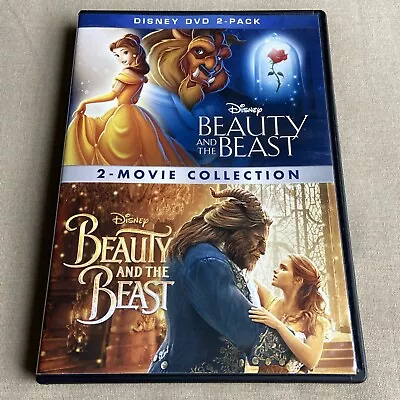 Disney: Beauty & The Beast 2-Film Set (DVD 2-Disc) Live-Action +Animated Musical • $7.99