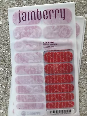 Jamberry Nail Wraps Full Sheet 99G1 Disney Love Minnie Mouse 0915 Red White  • $5.99