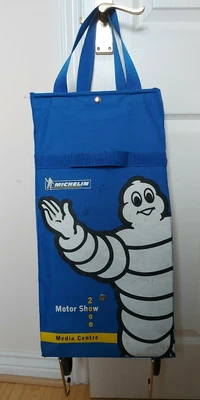 £14.95 • Buy Vintage MICHELIN Tyre Motor Show 2000 Media Centre Carry Bag Case On Wheels
