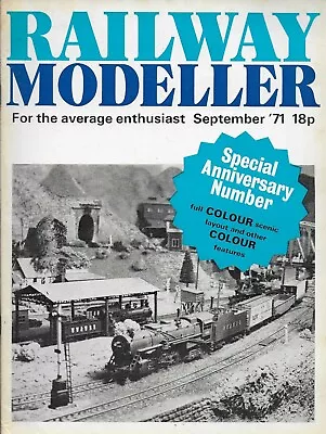 RAILWAY MODELLER MAGAZINE: SEPTEMBER 1971: Ft WARLOCK JUNCT VARNEY BRASS [Nn2] • $2.48