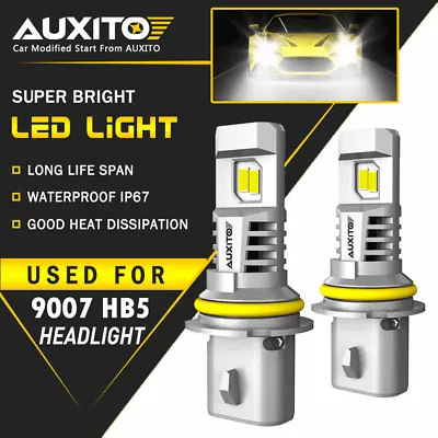 AUXITO LED Headlight 9007 HB5 Hi/Low 30000LM Bulbs Super Bright White Lamp M6 EA • $38.99