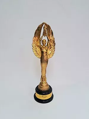 Vintage Antique Art Deco Style Trophy 1950's WINGED GODDESS TROPHY • $279.95