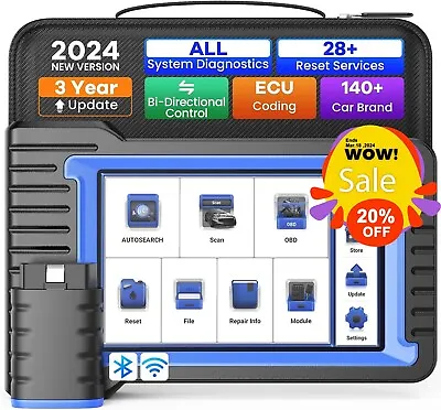 MUCAR VO7 Auto OBD2 Scanner Full System Car Diagnostic Scanner Tool Key Coding • $329