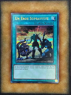 Yugioh A Hero Lives DUSA-EN087 DUSA-IT087 Ultra Rare 1st Ed NM ITALIAN • $3.99