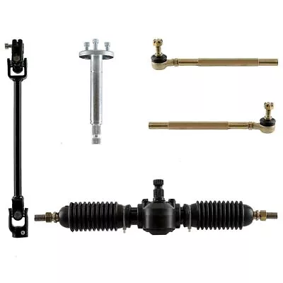 Steering Wheel Rack Shaft & Pinion Tie Rod Ends Kit ATV Quad Go Kart Buggy Cart • $95.57