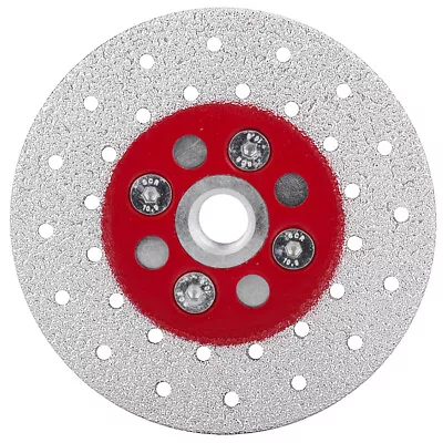 Diamond Cutting Grinding Disc Double Side Vacuum Brazed Diamond Blade M14 Thread • £7.21