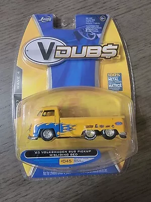 $23.99 • Buy Jada Toys VDubs '63 0VW Bus Pickup W/ Sliding Bed 2007 Wave 4 #045