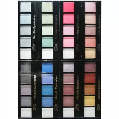 Saffron Metallic Eyeshadow Palette Shimmer Eye Colours Pigments Choose Your Set • £2.99