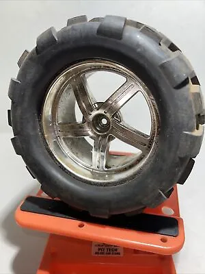 Rc Monster Truck Wheels Traxxas Revo T-maxx Savage  Kyosho Ofna Used Wheels (1) • $19.99