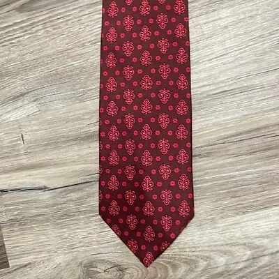 Vera Bradley Red Tie 100% Silk • $21