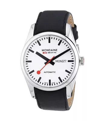 Mondaine Railways Retro Automatic White Dial Men's Watch A132.30345.11SBB • $499.95