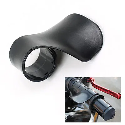 Universal Motorcycle Cruise Control Throttle Assist Wrist Rest Aid Grip Black • $1.08