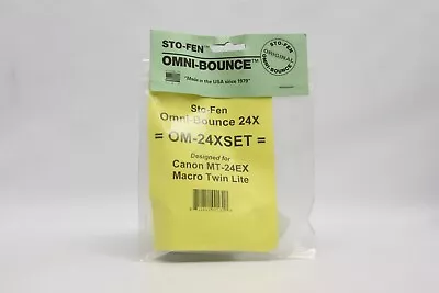 Sto-Fen Omni-Bounce OM-24X SET For Canon MT-24EX Macro Twin Lite • $8