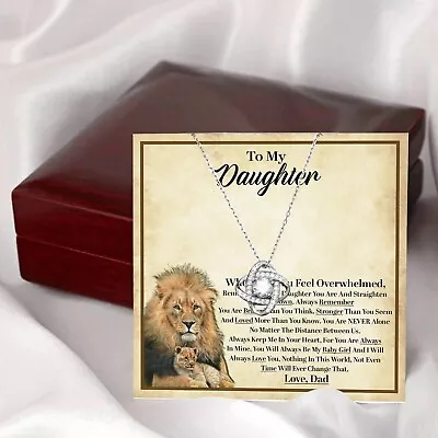 Sterling Silver Daughter Necklace From Dad Daughter Necklace Daughter Necklace • $17.99