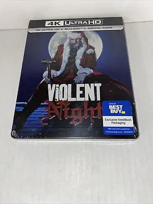 Violent Night SteelBook 4K UHD + Blu-ray + Digital • $43.14