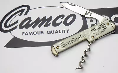 Vintage 1950's To 60's CAMCO Corkscrew Knife Cracked Ice Handles - Advertising • $30