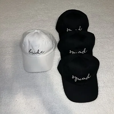 Wedding Bride Squad Hat/cap Bride Bridesmaids • $19.99