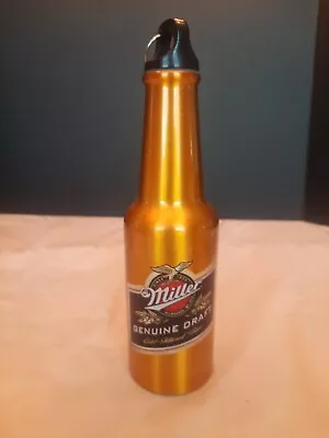 Miller Genuine Draft MGD Gold Colored Aluminum Water Bottle 500ML • $5.50