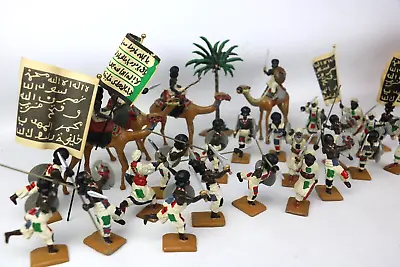 RARE Lot Of 25 Vintage EGYPT ARAB SUDAN SUDANESE Lead Metal Military Figures • $397.80