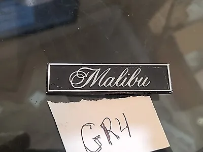 1975 76 Chevy Malibu Door Panel Emblem Name Plate Oem 1682073 Gm Bin Gr4 • $19.99