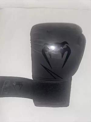 Venum Classic Hook And Loop Training Boxing Left Glove ONLY - Black 14 Oz • $25