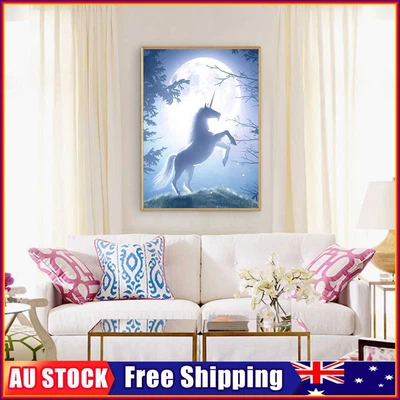 $11.79 • Buy Unicorn 5D DIY Diamond Painting Kits Full Round Drill Wall Art Decor (sz2394)