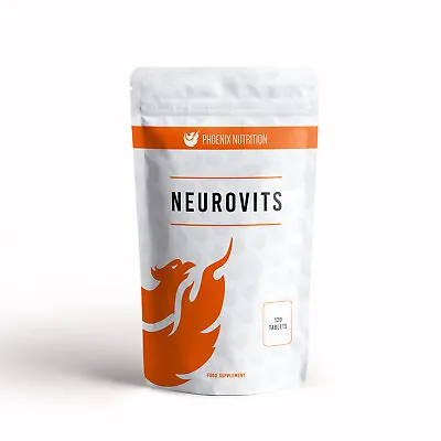 NeuroVits X 120 Tablets Methyl Folate 400mcg Vitamin B12 500mcg And P-5-P • £7.99
