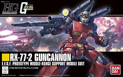 HGUC 1/144 #190 RX-77-2 Guncannon (Revive) Model Kit Bandai Hobby • $16