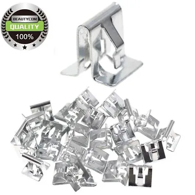 25pc Metal Fastener Clips 1/2  X 5/8  For GM Car Retainer Moulding Trim 15748479 • $7.22