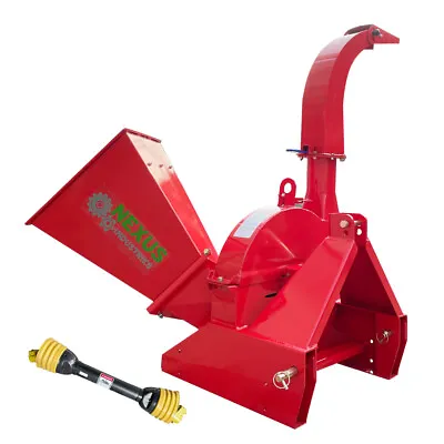 4'' Capacity PTO Wood Chipper Shredder Gravity Feed For 3 Point Hitch Tractor Al • $2249.09