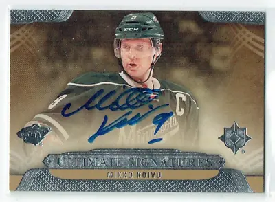 13-14 UD Upper Deck Ultimate Signatures  Mikko Koivu  Auto • $9.99