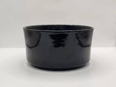 Vintage Haeger Pottery Round Black Planter • $20