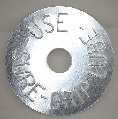 NEW 8-3/4 Use Sure Grip Lube Tag • $11.99