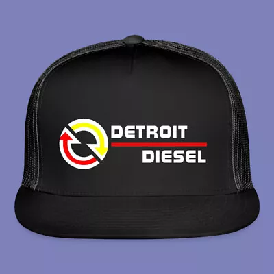 Detroit Diesel Power Racing Black Adjustable Trucker Hat Adult Size • $26.99