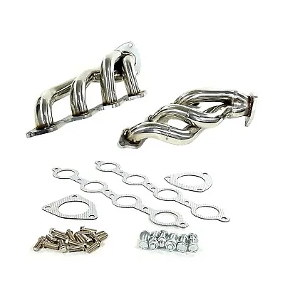 Shorty Exhaust Headers Kits For 00-06 GMC Chevy Sierra Yukon 1500 4.8 5.3L V8 • $159.99