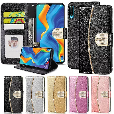 Case For Huawei P40 Lite Mate 30 P10 P8 PSmart Leather Flip Stand Wallet Cover • £2.99