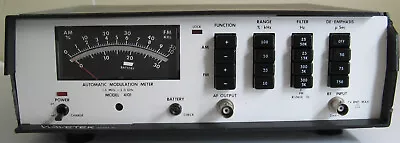 Wavetek 4101 Automatic Modulation Meter 1.5 MHz-2.0 GHz  • $299