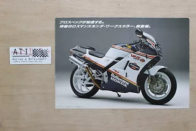 JDM Honda VRF 400R Rothmans Motorcycle Motorbike Sales Brochure • $49.98