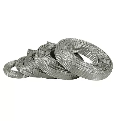 Tinned Copper Wire Shielding Ground Strap Electric Wire Cable Shielded Amour DIY • $23.74