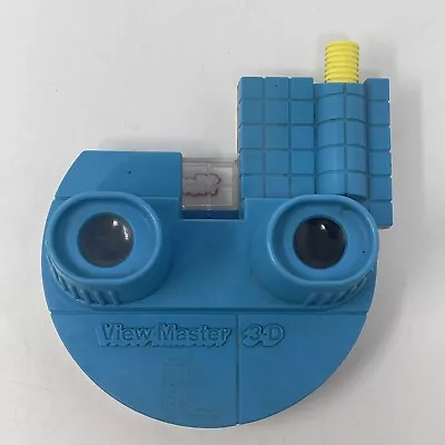 Vintage View Master 80s 3D Blue Push Button Transparent Clear Back Toy Made USA • $14.99